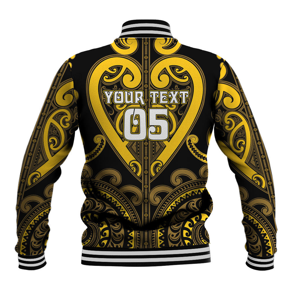 Custom Aotearoa Ngati Whatua Baseball Jacket Maori Tribal Pattern