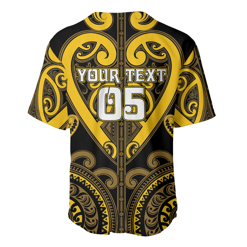 Custom Aotearoa Ngati Whatua Baseball Jersey Maori Tribal Pattern