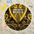 Aotearoa Ngati Whatua Beach Blanket Maori Tribal Pattern