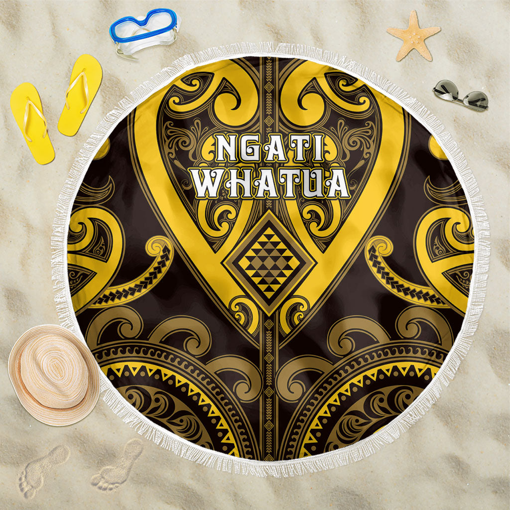 Aotearoa Ngati Whatua Beach Blanket Maori Tribal Pattern