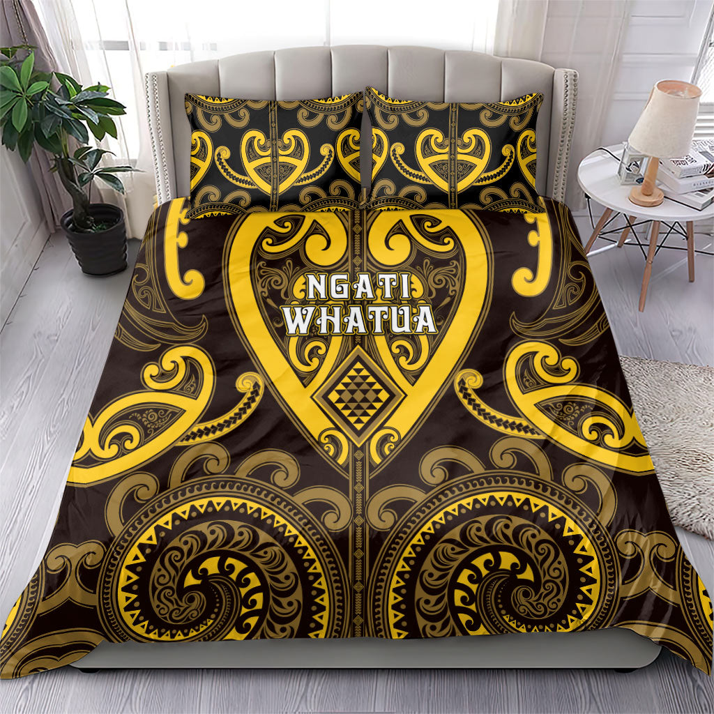 Aotearoa Ngati Whatua Bedding Set Maori Tribal Pattern