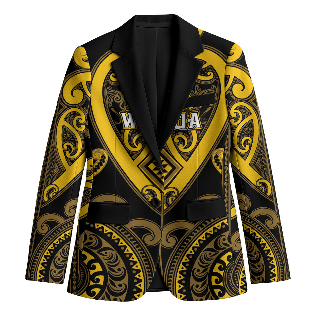Custom Aotearoa Ngati Whatua Blazer Maori Tribal Pattern