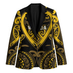 Custom Aotearoa Ngati Whatua Blazer Maori Tribal Pattern
