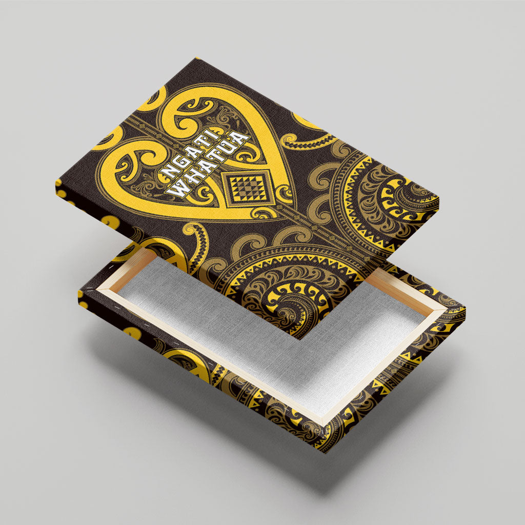 Aotearoa Ngati Whatua Canvas Wall Art Maori Tribal Pattern