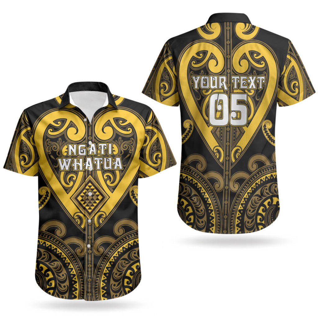 Custom Aotearoa Ngati Whatua Couples Matching Off Shoulder Maxi Dress and Hawaiian Shirt Maori Tribal Pattern