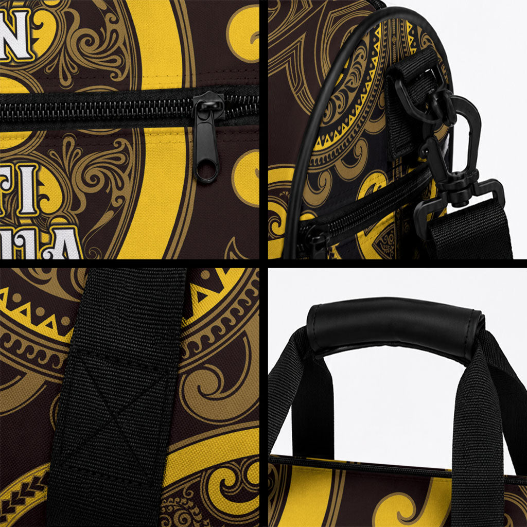 Aotearoa Ngati Whatua Duffle Bag Maori Tribal Pattern