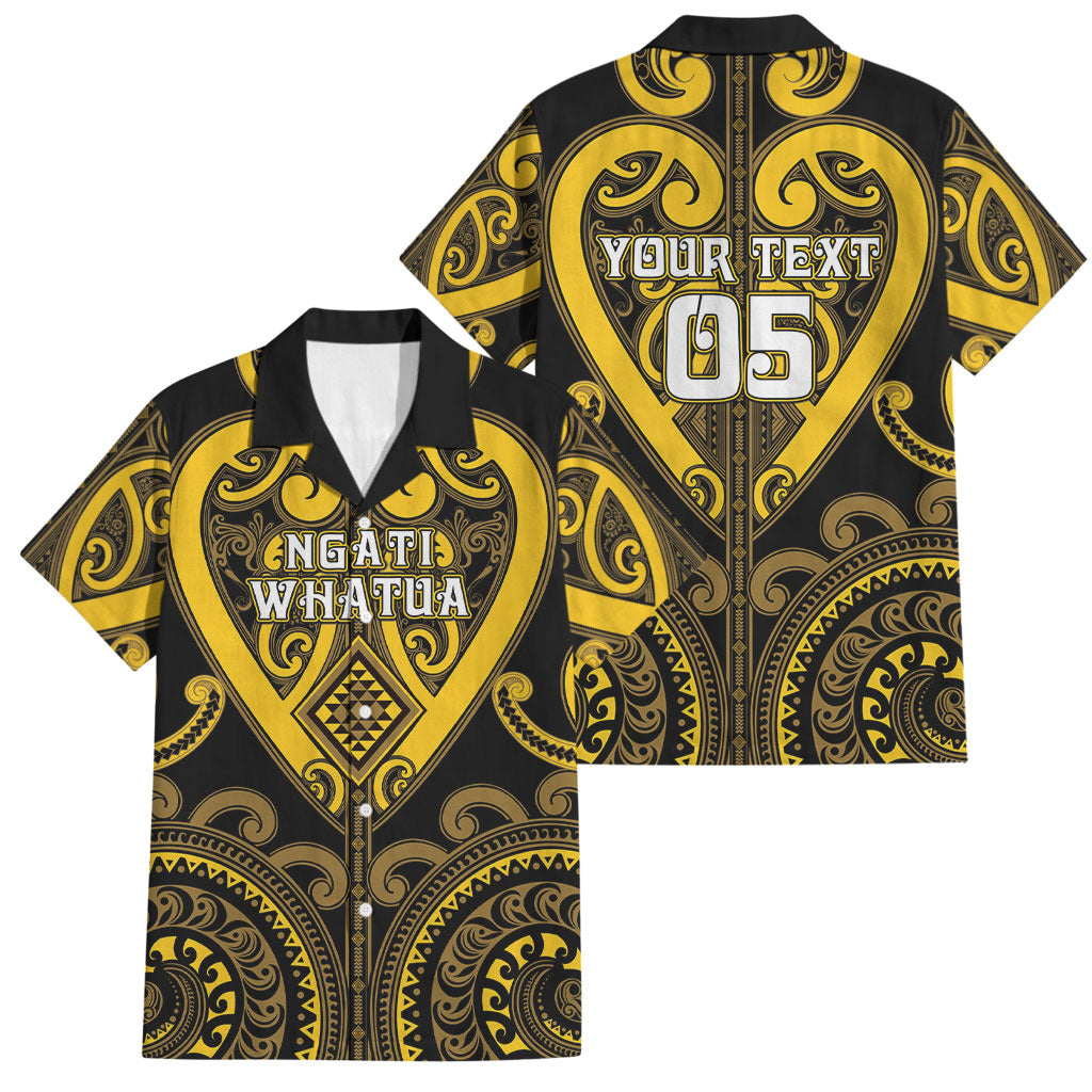 Custom Aotearoa Ngati Whatua Family Matching Off Shoulder Short Dress and Hawaiian Shirt Maori Tribal Pattern