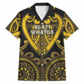 Custom Aotearoa Ngati Whatua Hawaiian Shirt Maori Tribal Pattern