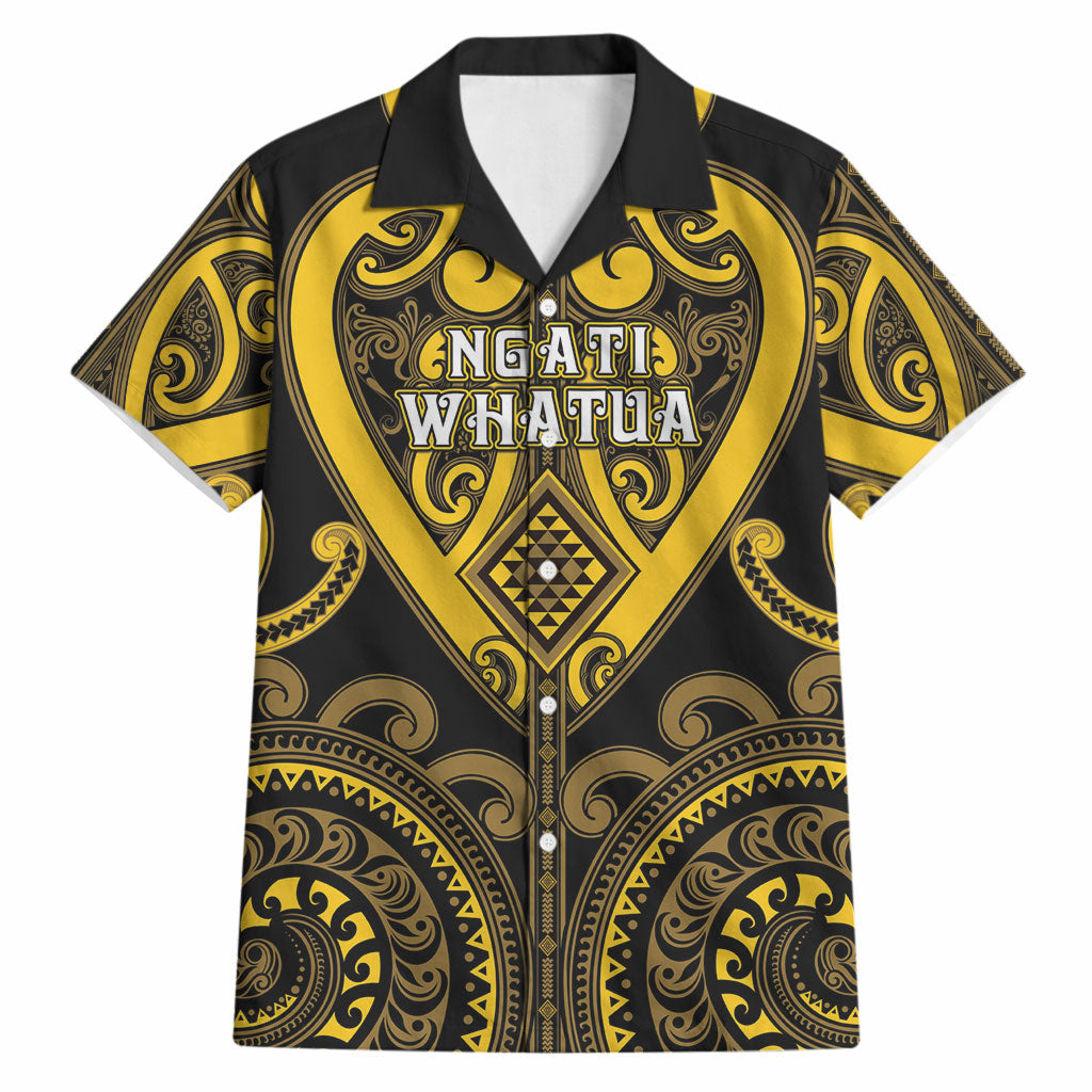 Custom Aotearoa Ngati Whatua Hawaiian Shirt Maori Tribal Pattern