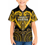 Custom Aotearoa Ngati Whatua Hawaiian Shirt Maori Tribal Pattern