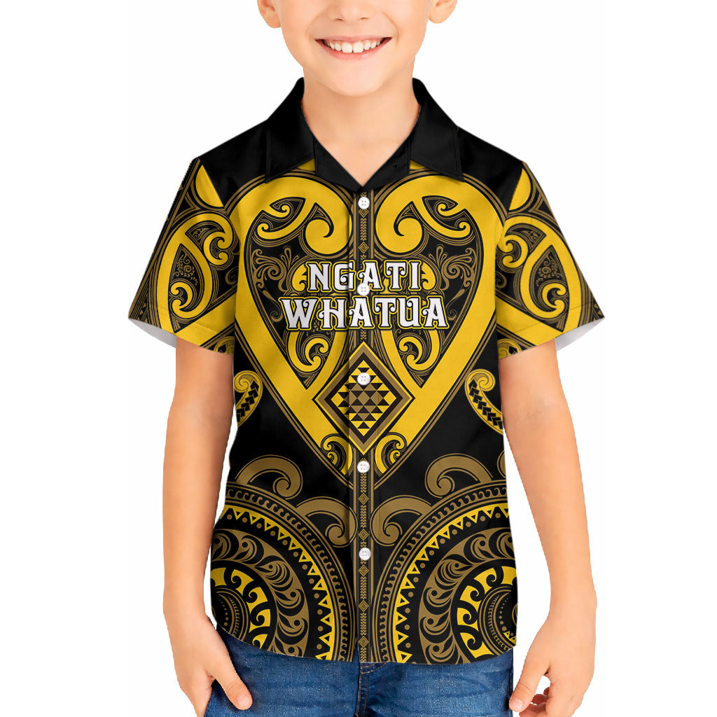 Custom Aotearoa Ngati Whatua Hawaiian Shirt Maori Tribal Pattern