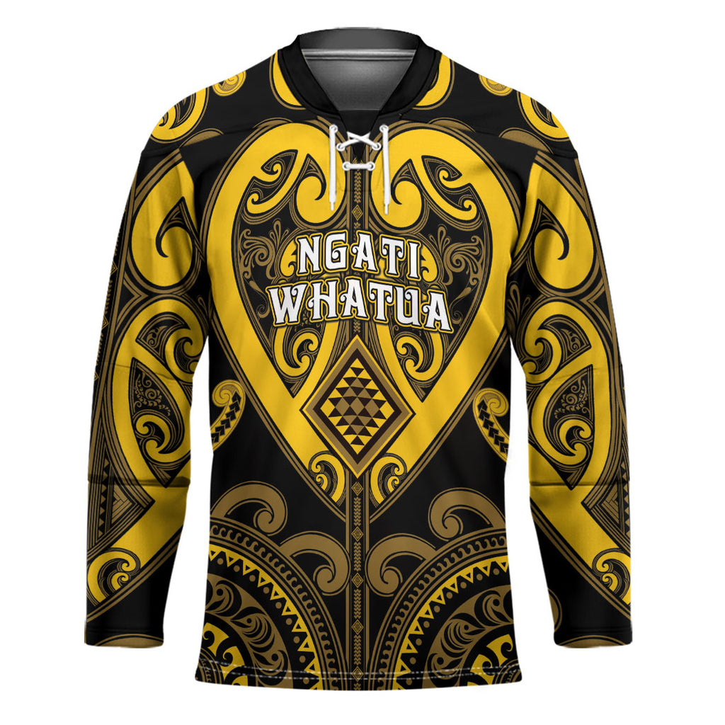 Custom Aotearoa Ngati Whatua Hockey Jersey Maori Tribal Pattern