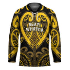 Custom Aotearoa Ngati Whatua Hockey Jersey Maori Tribal Pattern