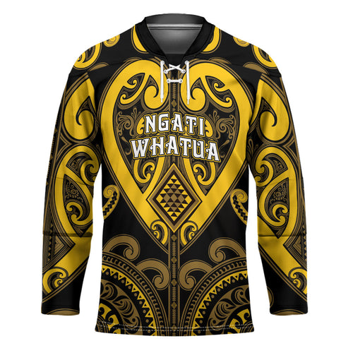 Custom Aotearoa Ngati Whatua Hockey Jersey Maori Tribal Pattern