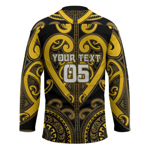 Custom Aotearoa Ngati Whatua Hockey Jersey Maori Tribal Pattern