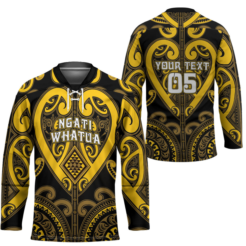 Custom Aotearoa Ngati Whatua Hockey Jersey Maori Tribal Pattern