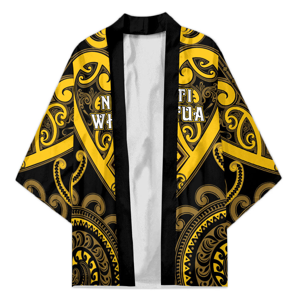 Custom Aotearoa Ngati Whatua Kimono Maori Tribal Pattern