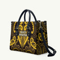 Aotearoa Ngati Whatua Leather Bag Maori Tribal Pattern
