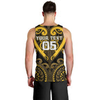 Custom Aotearoa Ngati Whatua Men Tank Top Maori Tribal Pattern