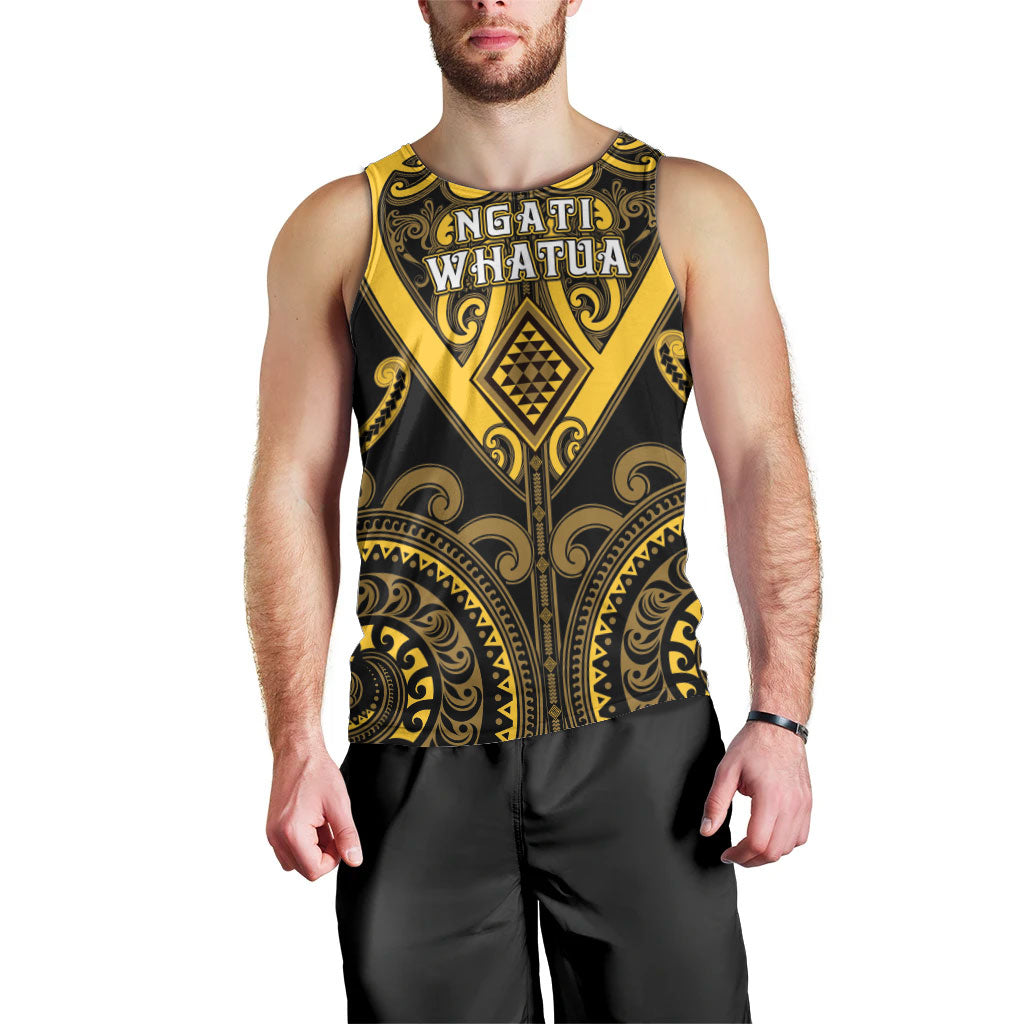 Custom Aotearoa Ngati Whatua Men Tank Top Maori Tribal Pattern