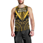 Custom Aotearoa Ngati Whatua Men Tank Top Maori Tribal Pattern