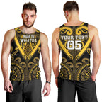 Custom Aotearoa Ngati Whatua Men Tank Top Maori Tribal Pattern