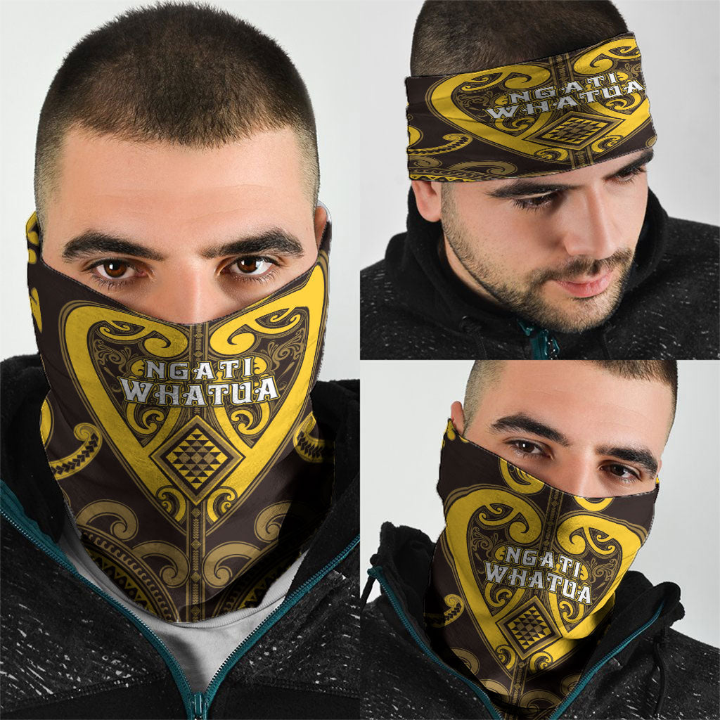 Aotearoa Ngati Whatua Neck Gaiter Maori Tribal Pattern