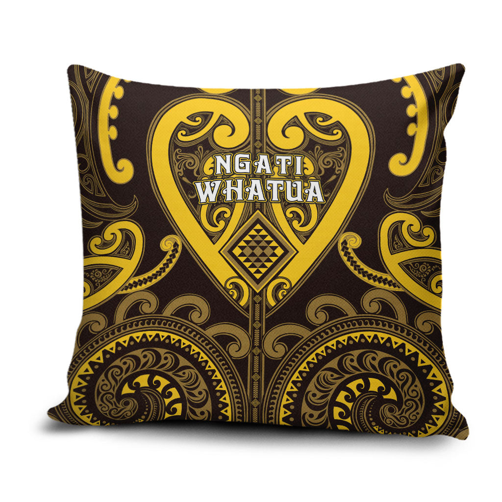 Aotearoa Ngati Whatua Pillow Cover Maori Tribal Pattern