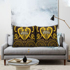 Aotearoa Ngati Whatua Pillow Cover Maori Tribal Pattern