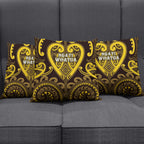 Aotearoa Ngati Whatua Pillow Cover Maori Tribal Pattern