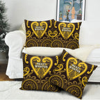 Aotearoa Ngati Whatua Pillow Cover Maori Tribal Pattern