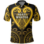 Custom Aotearoa Ngati Whatua Polo Shirt Maori Tribal Pattern
