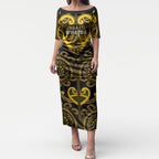 Custom Aotearoa Ngati Whatua Puletasi Maori Tribal Pattern