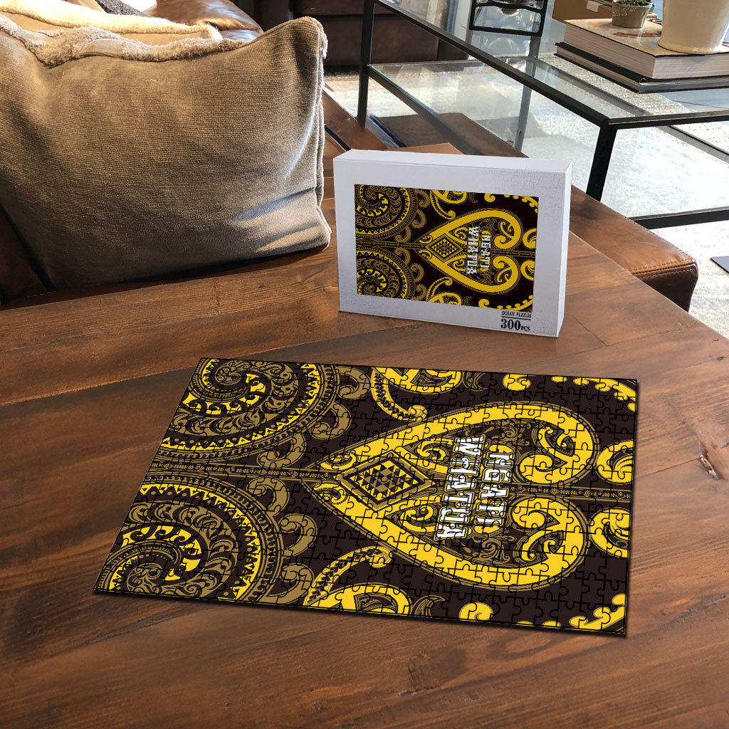 Aotearoa Ngati Whatua Puzzle Maori Tribal Pattern