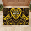 Aotearoa Ngati Whatua Rubber Doormat Maori Tribal Pattern