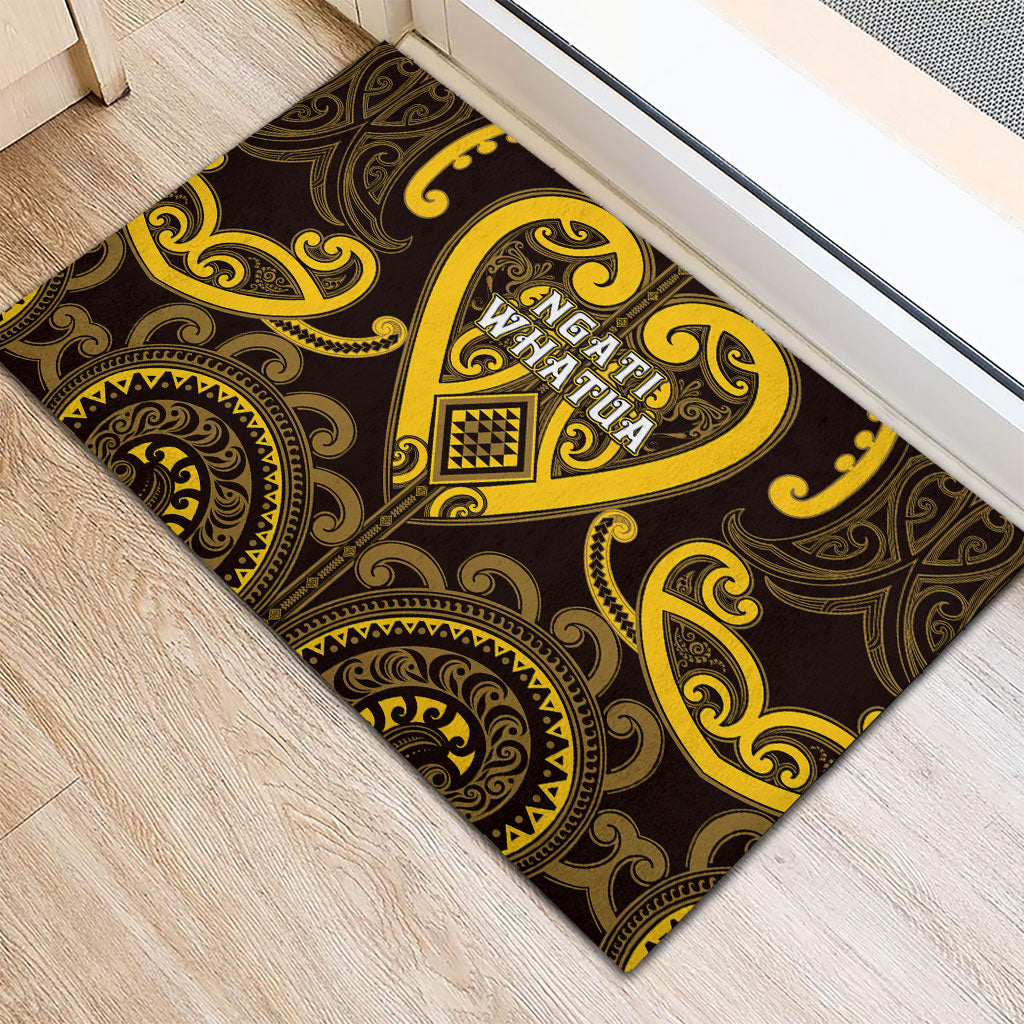 Aotearoa Ngati Whatua Rubber Doormat Maori Tribal Pattern
