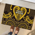Aotearoa Ngati Whatua Rubber Doormat Maori Tribal Pattern