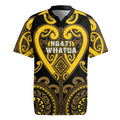 Custom Aotearoa Ngati Whatua Rugby Jersey Maori Tribal Pattern
