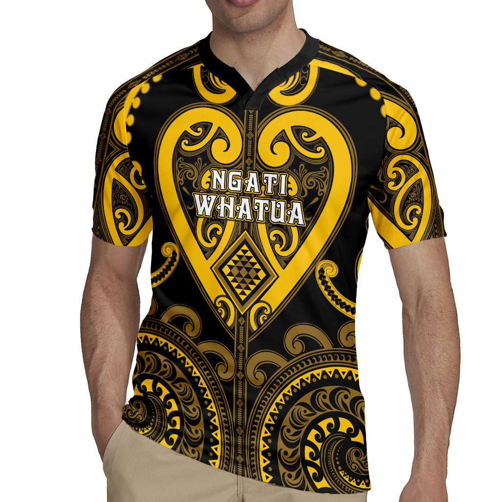 Custom Aotearoa Ngati Whatua Rugby Jersey Maori Tribal Pattern