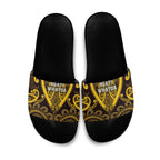 Aotearoa Ngati Whatua Slide Sandals Maori Tribal Pattern