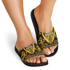 Aotearoa Ngati Whatua Slide Sandals Maori Tribal Pattern