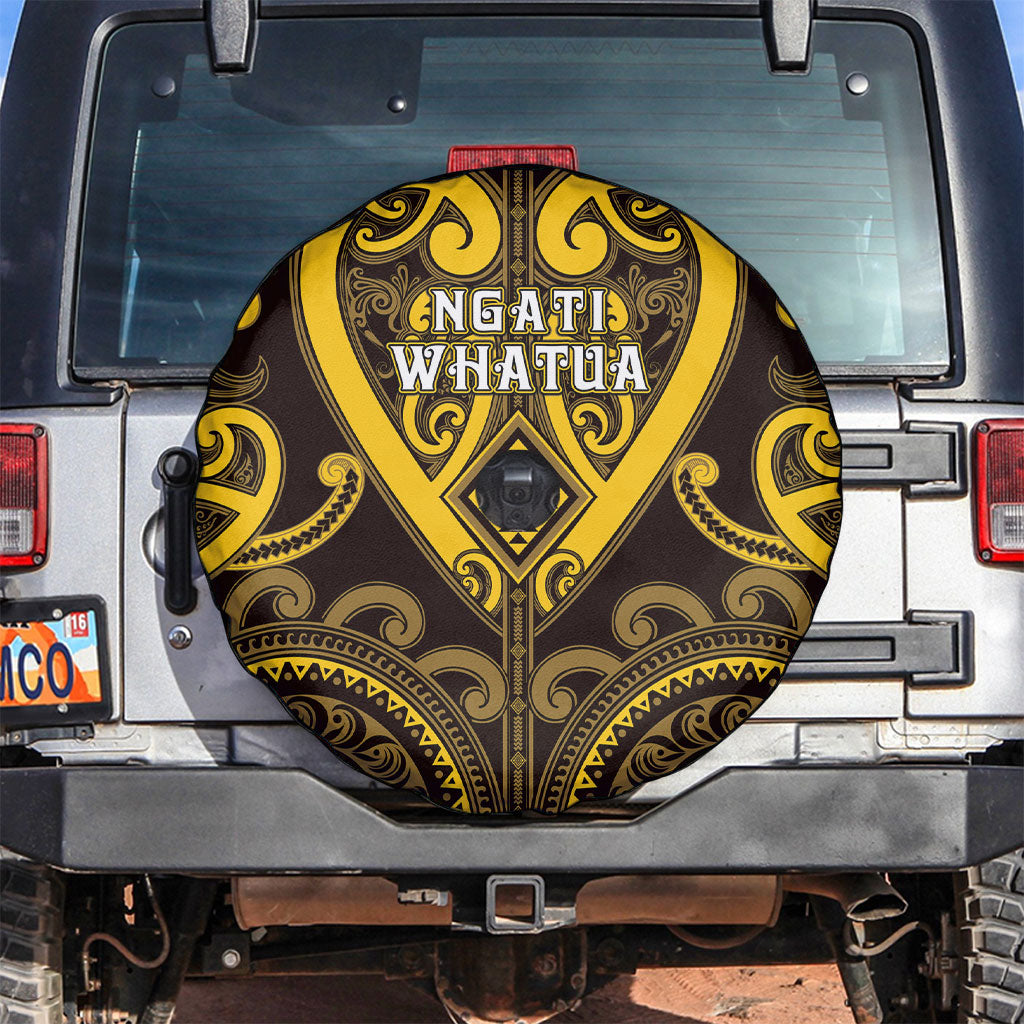 Aotearoa Ngati Whatua Spare Tire Cover Maori Tribal Pattern