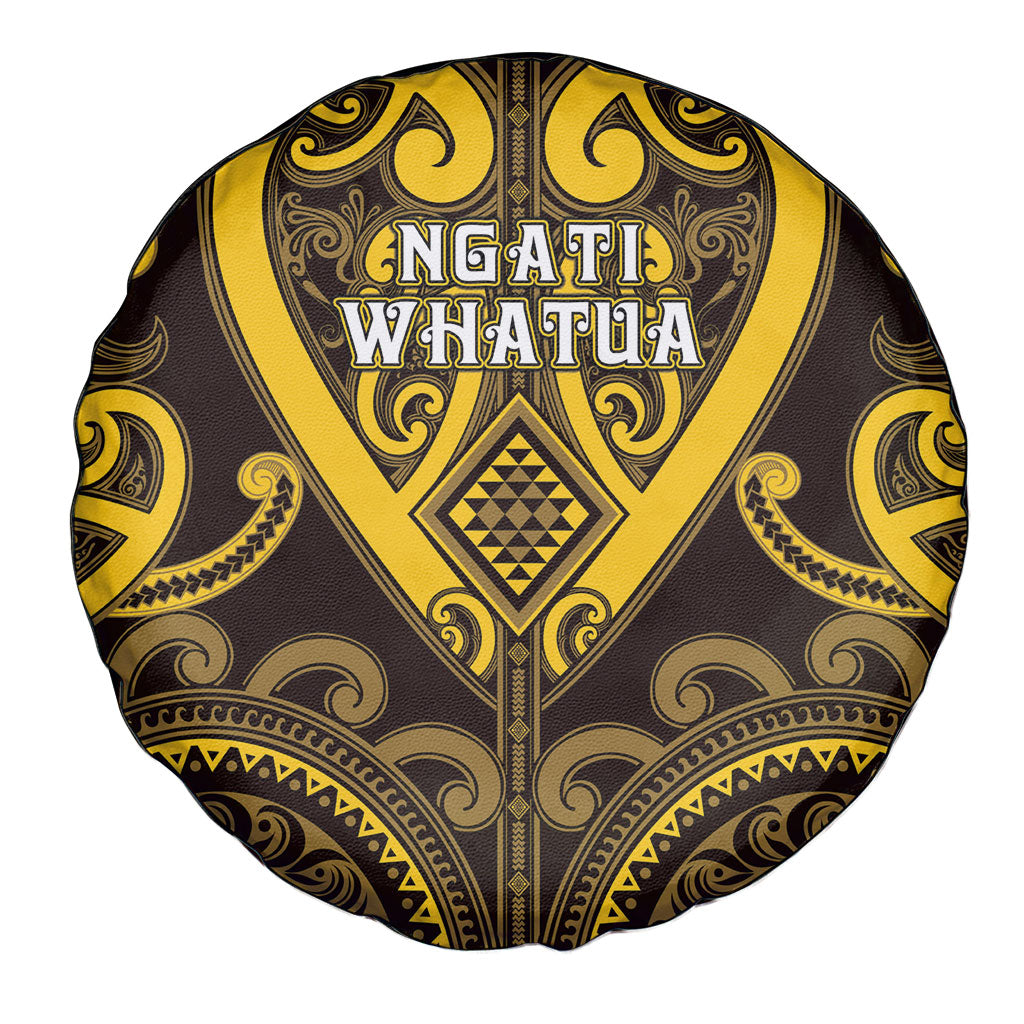 Aotearoa Ngati Whatua Spare Tire Cover Maori Tribal Pattern