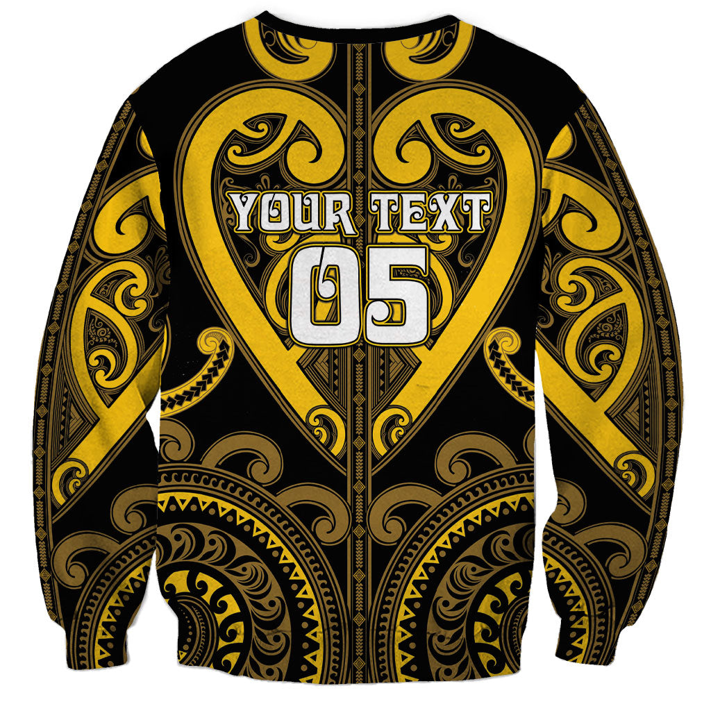 Custom Aotearoa Ngati Whatua Sweatshirt Maori Tribal Pattern