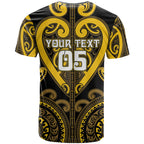Custom Aotearoa Ngati Whatua T Shirt Maori Tribal Pattern