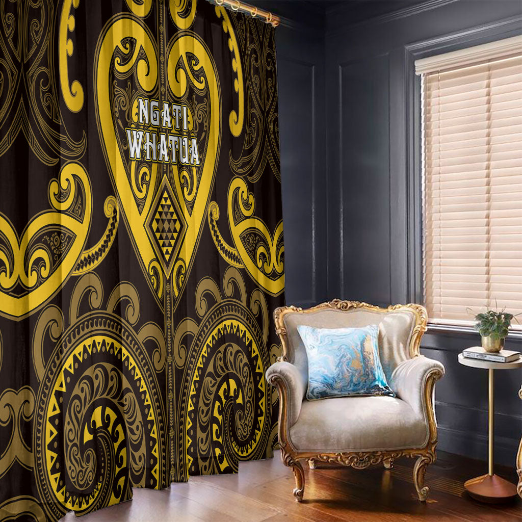 Aotearoa Ngati Whatua Window Curtain Maori Tribal Pattern
