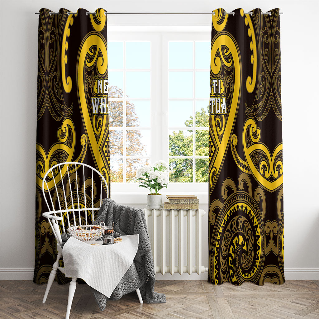 Aotearoa Ngati Whatua Window Curtain Maori Tribal Pattern