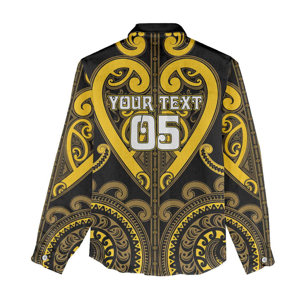 Custom Aotearoa Ngati Whatua Women Casual Shirt Maori Tribal Pattern