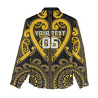 Custom Aotearoa Ngati Whatua Women Casual Shirt Maori Tribal Pattern