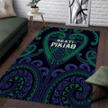 Aotearoa Ngati Pikiao Area Rug Maori Tribal Pattern